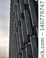 glass wall facade of skyscraper building 140779747