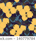 seamless pattern with grapes 140779784