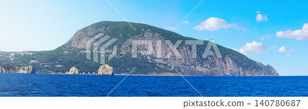 Ayu-dag mountain bear mountain along black sea coast Ayu-dag mountain bear mountain along black sea coast 140780687