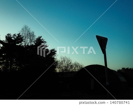 Landscape with signs 140780741