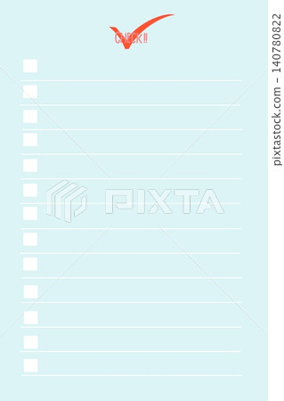 simple checklist 140780822