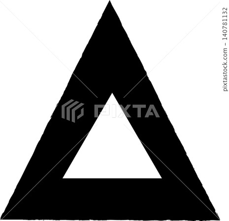 Triangle brush frames with triangle border layout Triangle brush frames with triangle border layout 140781132