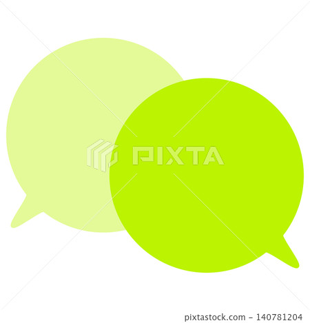 Simple color speech bubbles overlapping conversations Simple color speech bubbles overlapping conversations 140781204
