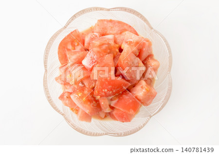 Tomato salad with sesame dressing Tomato salad with sesame dressing 140781439