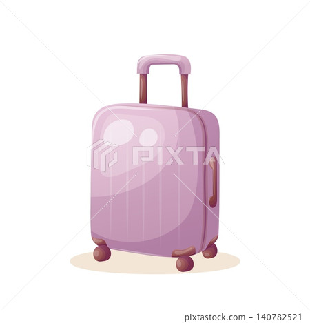 Vector illustration of travel suitcase from summer vacation Vector illustration of travel suitcase from summer vacation 140782521