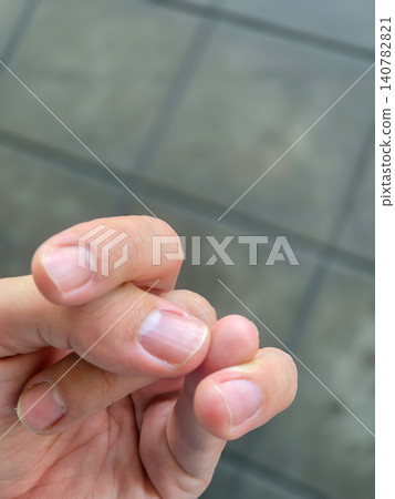 Close Up of Fingers Crossing in Hopeful Gesture Close Up of Fingers Crossing in Hopeful Gesture 140782821
