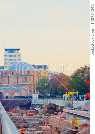 Serdika Ruins and St. George's Church in Sofia, Bulgaria Serdika Ruins and St. George's Church in Sofia, Bulgaria 140784348