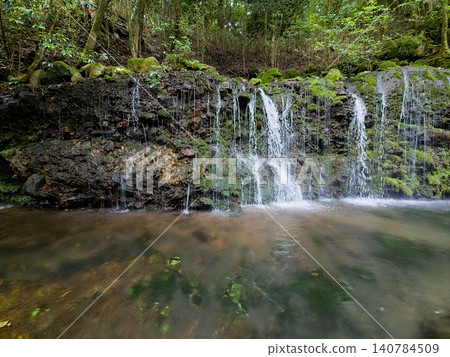 Senjo Falls, photographed in Hakone, Kanagawa Prefecture. 140784509