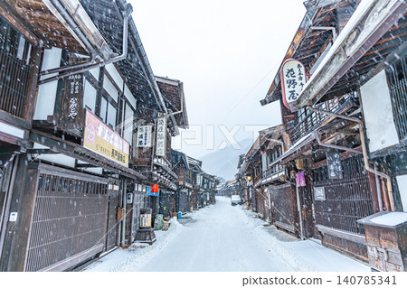 Naraijuku winter scenery Naraijuku winter scenery 140785341