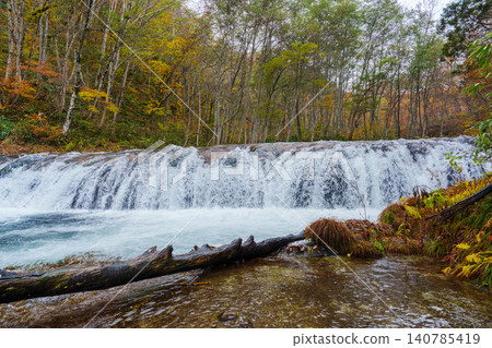 251029 Harmonica Falls, Okushiga Valley, Nagano Prefecture 251029 Harmonica Falls, Okushiga Valley, Nagano Prefecture 140785419
