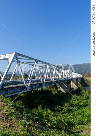 251030 Iiyama City, Kashiwao Bridge 251030 Iiyama City, Kashiwao Bridge 140785482