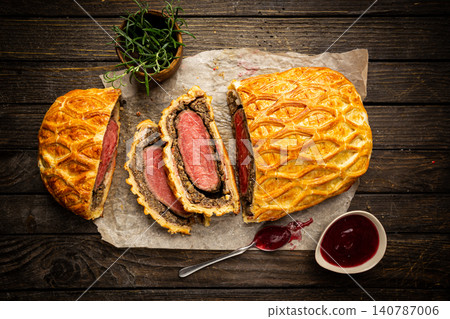 Perfect homemade Beef Wellington 140787006
