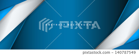 Abstract blue geometric background with layered diagonal shapes, white folded ribbons, smooth gradient center, modern clean composition, ample copy space for business, presentation, banner, cover Abstract blue geometric background with layered diagonal shapes, white folded ribbons, smooth gradient center, modern clean composition, ample copy space for business, presentation, banner, cover 140787549