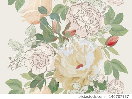 roses seamless pattern 3 roses seamless pattern 3 140787587
