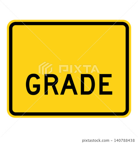 American road signs: gradient 140788438