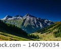 Swiss Alps mountains in summer panoramic view 140790034