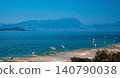 Coast of Garda lake in Italy at summer day 140790038