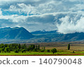 Beautiful mountain landscape in Kyrgyzstan in summer 140790048