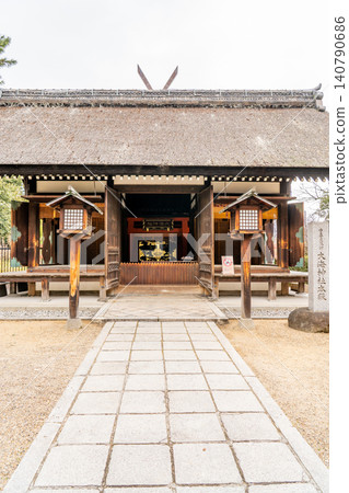 大阪市住吉區大海神社:海殿(重要文化財產),是住吉大社(住吉的另一座神社)內供奉海神的附屬神社。 大阪市住吉區大海神社:海殿(重要文化財產),是住吉大社(住吉的另一座神社)內供奉海神的附屬神社。 140790686