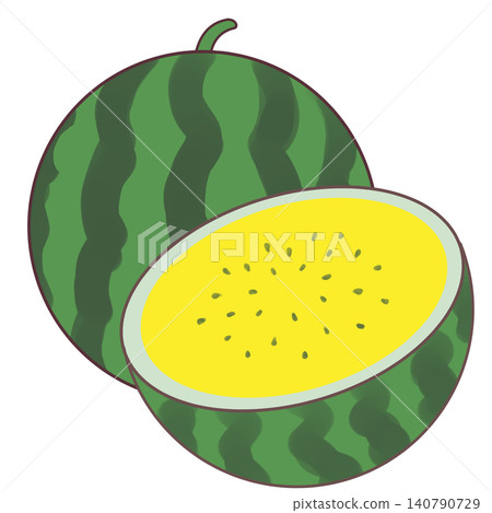 A whole yellow watermelon A whole yellow watermelon 140790729