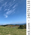 Refreshing blue sky and the landscape of the park 140791138