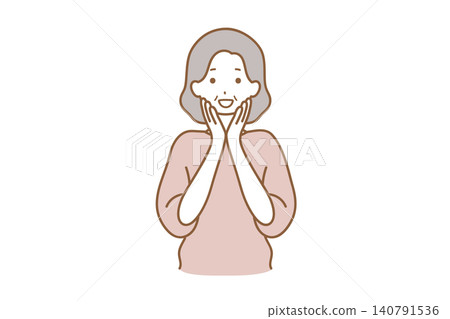 女性面部表情樂趣 140791536