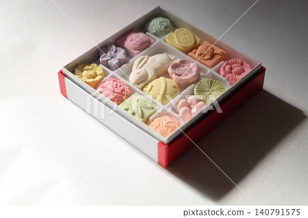 Beautiful Wasanbon dried sweets Beautiful Wasanbon dried sweets 140791575
