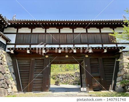 Koriyama Castle Ruins, Otemon Gate Koriyama Castle Ruins, Otemon Gate 140791748