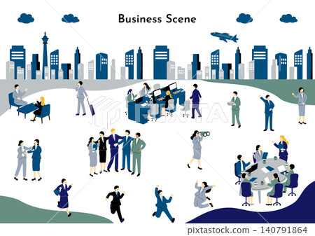 Business scene Business scene 140791864