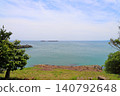 Ocean view from Gongenzaki Park in Hyuga City 140792648