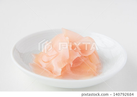 Refreshing pickled ginger in sweet vinegar Refreshing pickled ginger in sweet vinegar 140792684