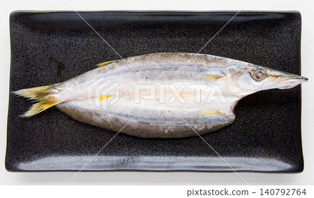 Dried barracuda before grilling Dried barracuda before grilling 140792764