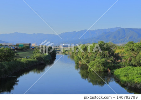 Landscape with river Landscape with river 140792799
