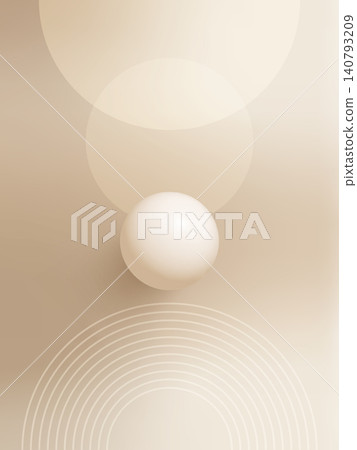 Nude gradient background featuring smooth 3D spheres, boho-inspired design and decorative line arch elements. Soft beige, cream and blush colors for social media covers and banners. Nude gradient background featuring smooth 3D spheres, boho-inspired design and decorative line arch elements. Soft beige, cream and blush colors for social media covers and banners. 140793209