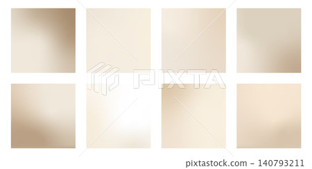 Square nude gradient background set with cream, champagne and brown pastel colors. Minimal liquid texture and elegant satin shine for social media design, posters and modern vector covers. Square nude gradient background set with cream, champagne and brown pastel colors. Minimal liquid texture and elegant satin shine for social media design, posters and modern vector covers. 140793211