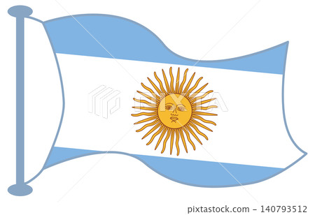 Argentina flag Argentina flag 140793512