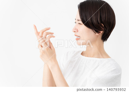A woman wearing a white blouse - Lifestyle image 140793932