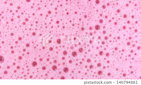 pink soap foam texture featuring soft bubbles and a clean, fresh appearance. This abstract background is ideal for cosmetic branding, skincare packaging, beauty product advertisements pink soap foam texture featuring soft bubbles and a clean, fresh appearance. This abstract background is ideal for cosmetic branding, skincare packaging, beauty product advertisements 140794881
