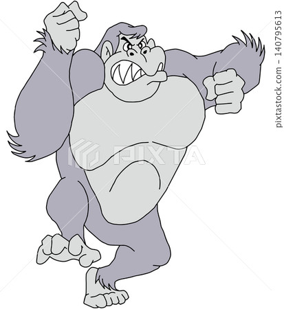 Hand-drawn animal illustration ☆ Gorilla Hand-drawn animal illustration ☆ Gorilla 140795613
