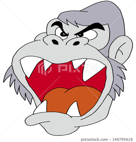 Hand-drawn animal illustration ☆ Gorilla Hand-drawn animal illustration ☆ Gorilla 140795628