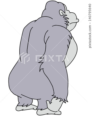 Hand-drawn animal illustration ☆ Gorilla Hand-drawn animal illustration ☆ Gorilla 140795640