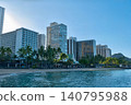 Hawaii, Waikiki Beach view 140795988