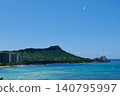 Diamond Head as seen from Waikiki Beach 140795997