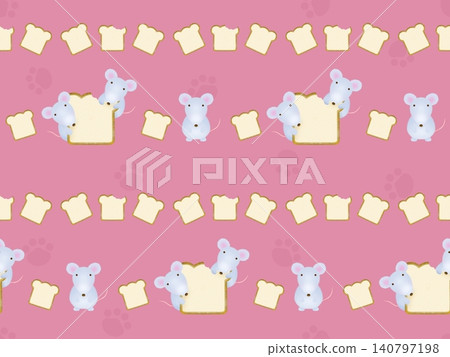 Mouse seamless pattern A-3 Mouse seamless pattern A-3 140797198