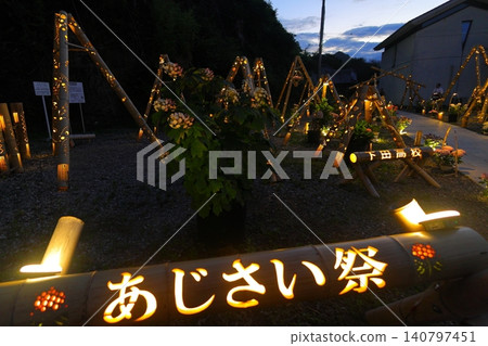 伊豆下田的龍泉寺:繡球花與竹燈籠 伊豆下田的龍泉寺:繡球花與竹燈籠 140797451