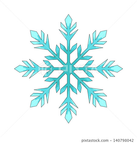 Illustration of Snowflake Illustration of Snowflake 140798042