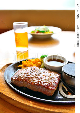 A steaming hot steak A steaming hot steak 140798296