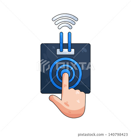 Illustration of touch sensor Illustration of touch sensor 140798423