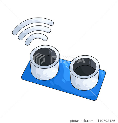 Illustration of signal sensor Illustration of signal sensor 140798426