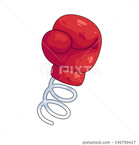 Illustration of boxing glove Illustration of boxing glove 140798427